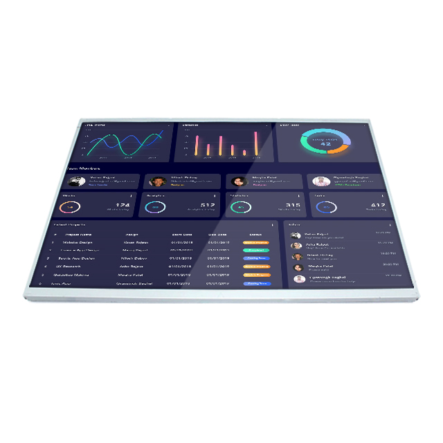 19 inch High Brightness LCD Screen 1440*900 IPS 1000nits 30pins 