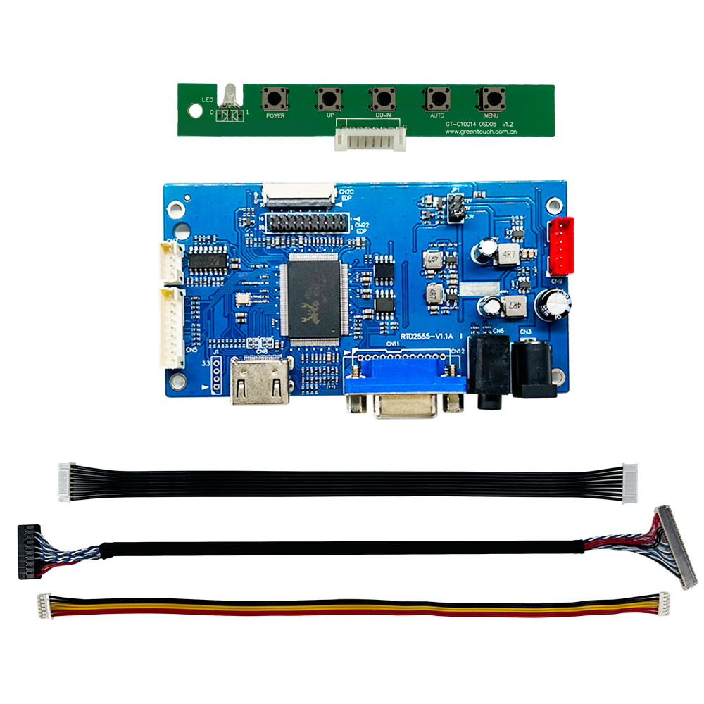Industrial display monitor controller board