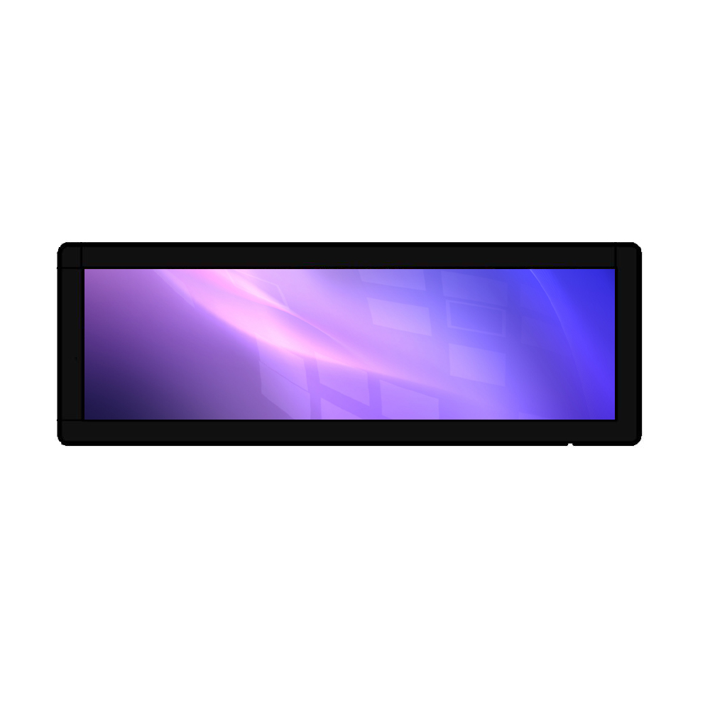 19.5 inch Commercial Grade Narrow LCD Strip Screen Digital Signage Solution