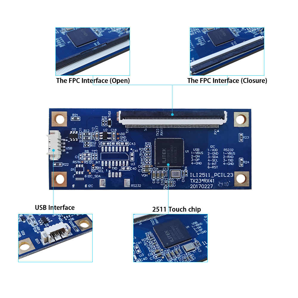 Capacitive Touch Screen Controller Board-ILI2511