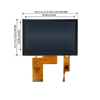 4.3-inch capacitive touch LCD screen 800×480 RGB interface TFT-LCD LCD screen assembly