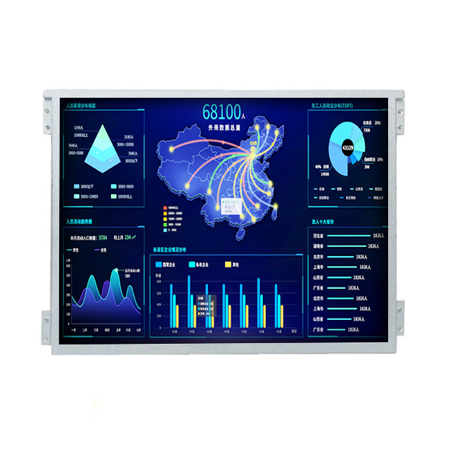 10.4 inchHigh Brightness LCD Screen 1024*768 IPS 1000nits 30pins 