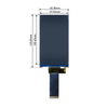 5-inch TFT vertical screen 480×854 RGB interface 1000 brightness 5-inch TFT-LCD vertical screen module
