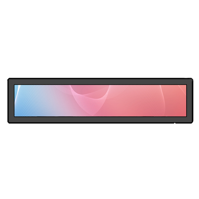 24 inch Commercial Grade Narrow LCD Strip Screen Digital Signage Solution