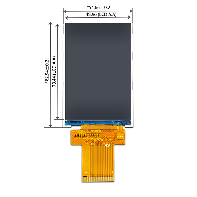 3.5-inch LCD screen, vertical screen, 320×480, RGB interface, TFT-LCM LCD display module