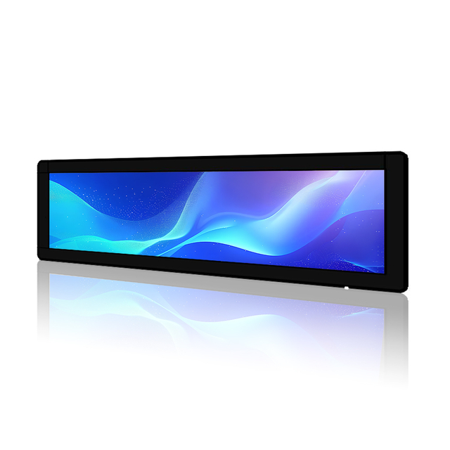 19.5 inch Commercial Grade Narrow LCD Strip Screen Digital Signage Solution