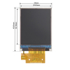 1.8 inch LCD screen 128×160 SPI interface TFT color screen LCD display module