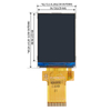 2.4 inch LCD screen 240×320 MCU interface TFT-LCD liquid crystal display module
