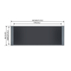 6.86-inch bar LCD screen 480×1280 MIPI interface 40pin TFT-LCD long bar LCD module
