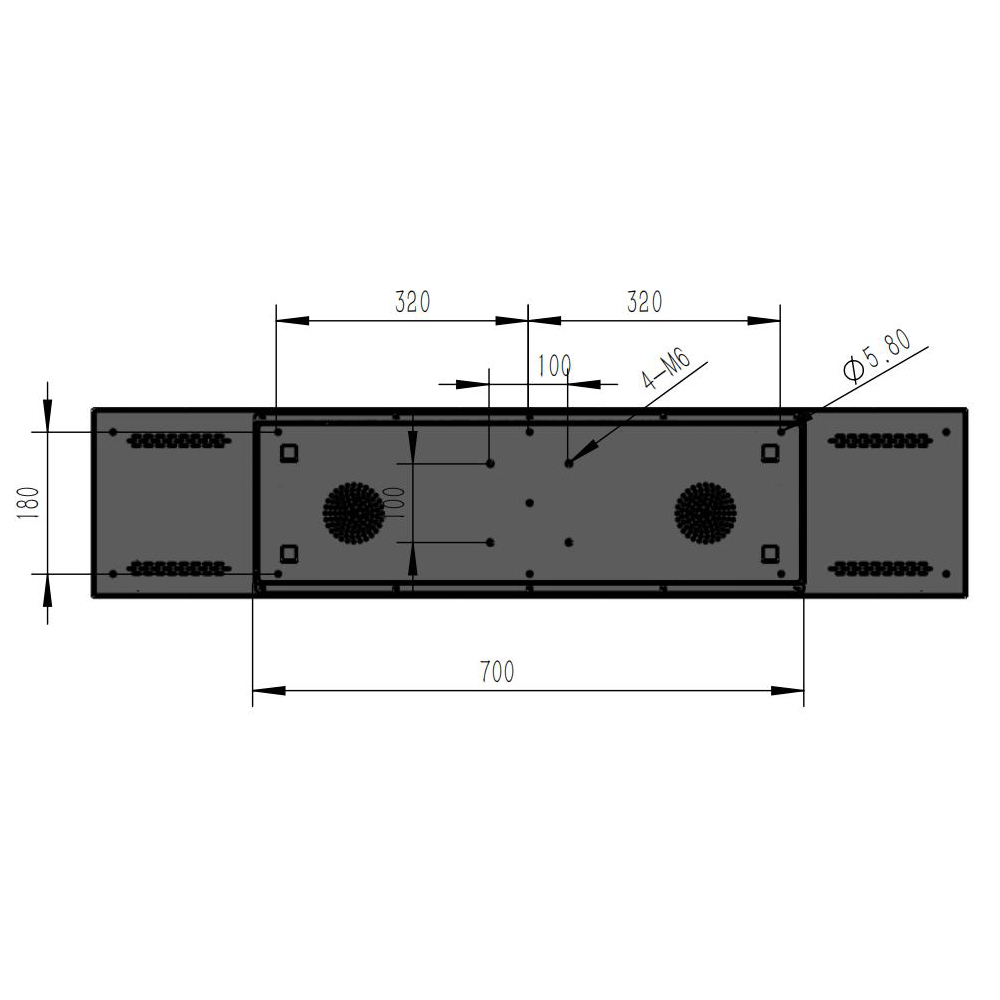 43 inch Mall strip screen advertising all-in-one machine customization